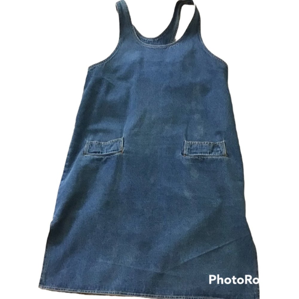Denim Dress  Medium 100% Cotton by Harve Benard